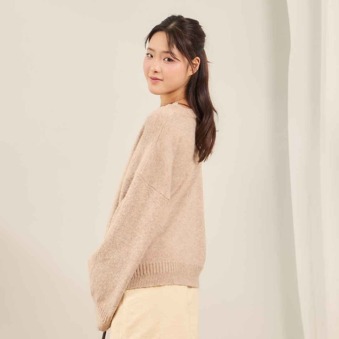 avocado - milo malt sweater เสื้อสเวตเตอร์ไหมพรม แขนยาวผ้านุ่น