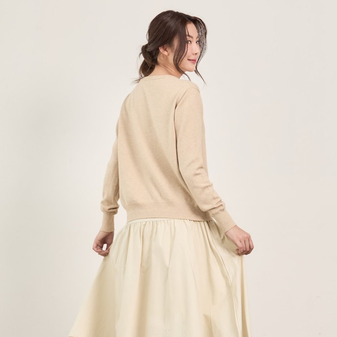 avocado - Soi knit cardigan เสื้อคาร์ดิแกนไหมพรม ดีไซน์มินิมอล แมตช์ง่าย