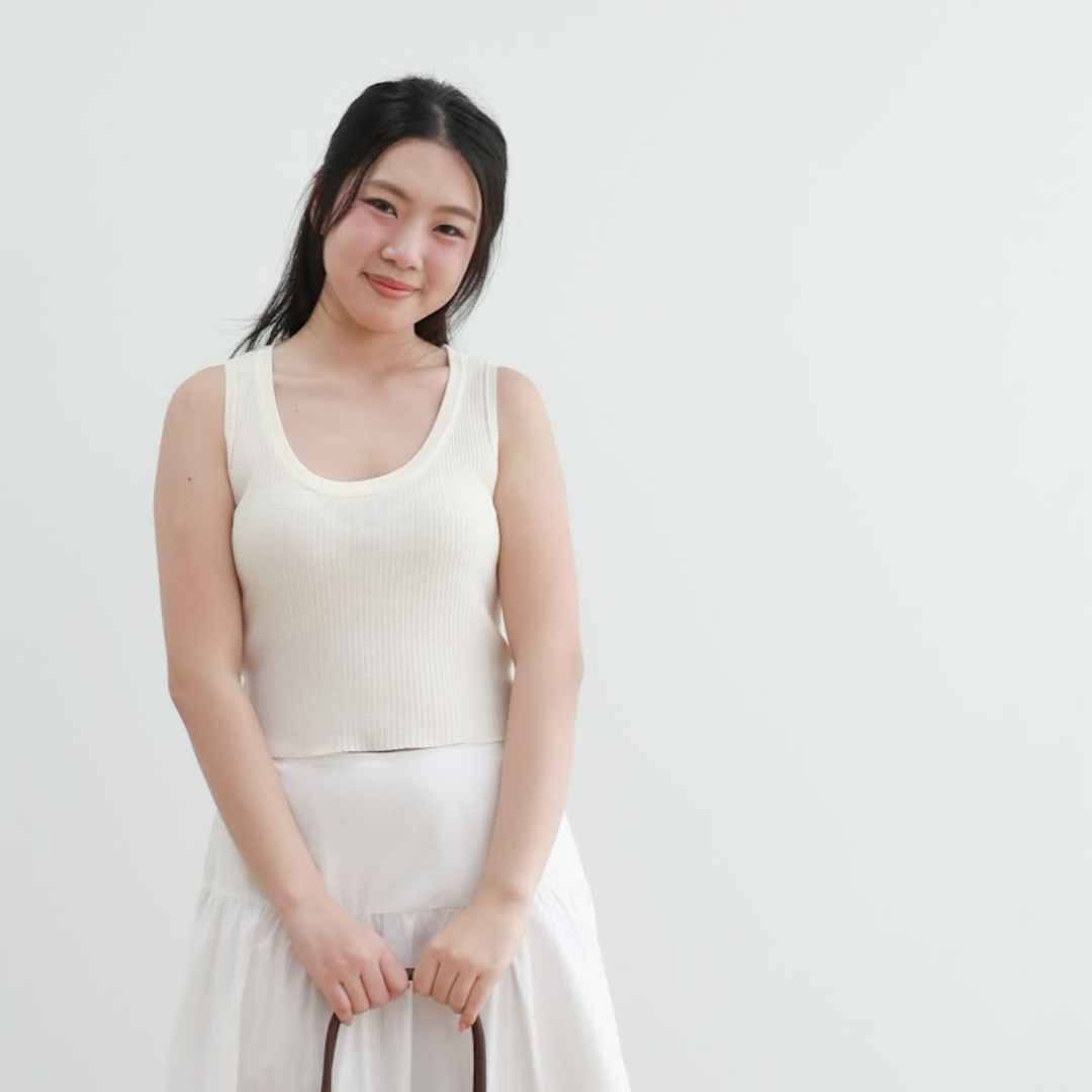avocado - Dango tank tops เสื้อกล้ามผ้าร่อง เนื้อผ้าไหมพรม