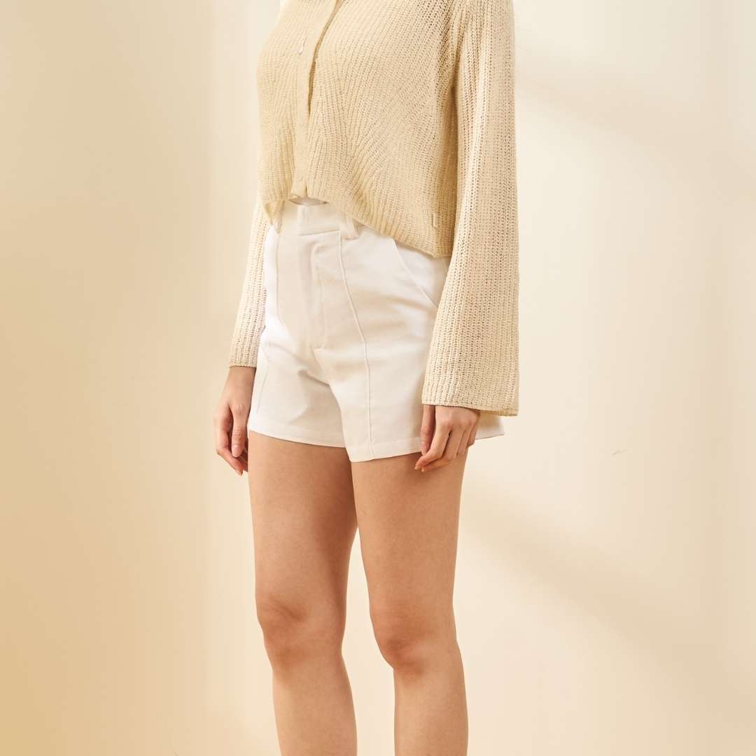 avocado - Minima Shorts กางเกงขาสั้น เนื้อผ้าลินินผสม
