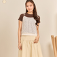 avocado - Floria Singlet Top เสื้อสายเดี่ยวผ้าฉลุผูกโบว์