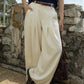 avocado - Royal Trouser กางเกงเอวต่ำทรงกระบอกใหญ่