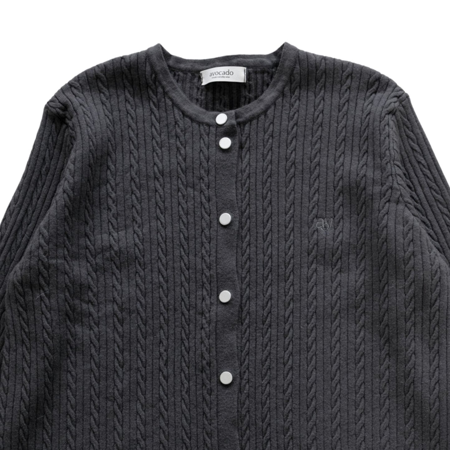 avocado - Elio Knit Cardigan เสื้อคาร์ดิแกนไหมพรม แต่งดีเทลกระดุมเหล็ก