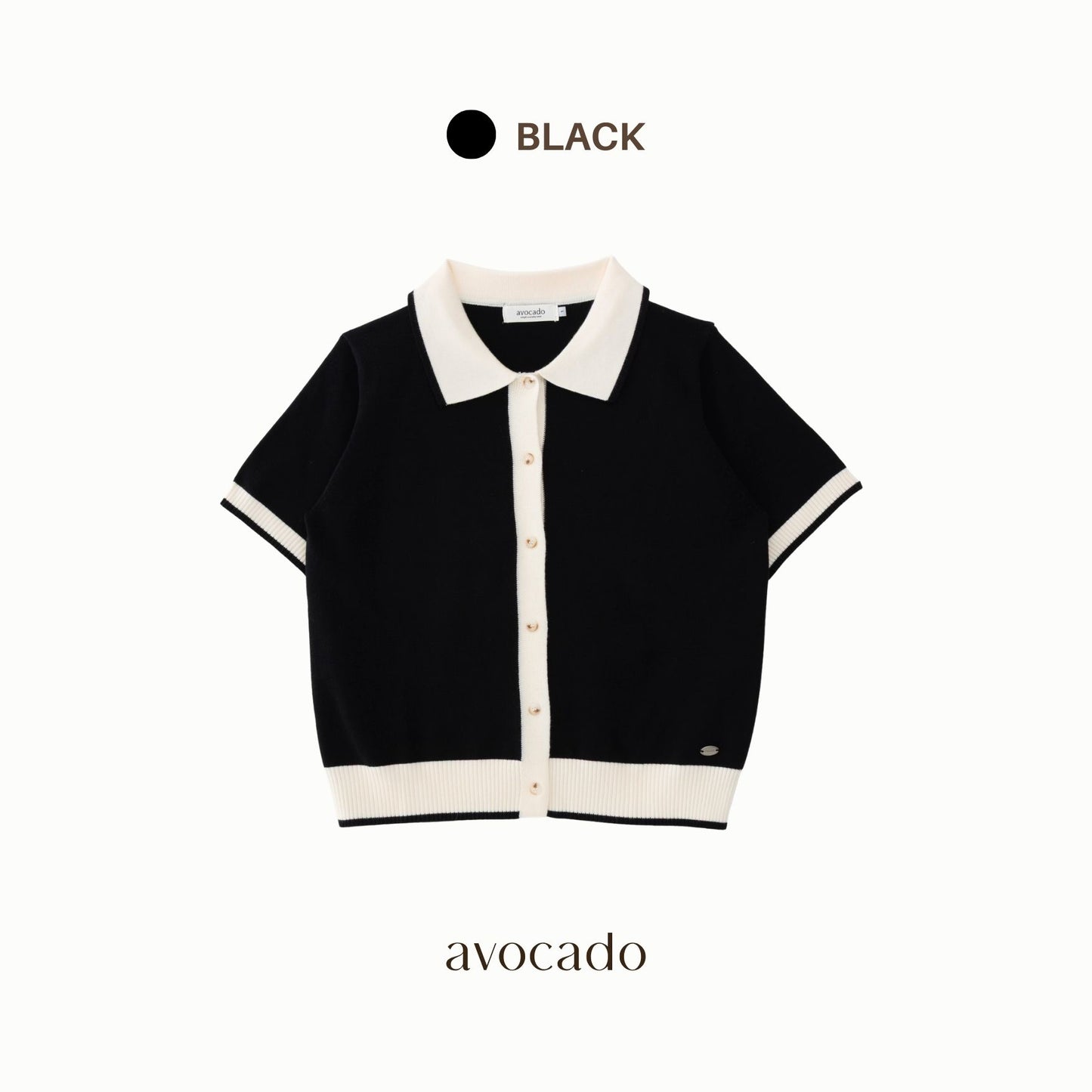 avocado - Tiramisu Knit Polo เสื้อโปโลตัดขอบ Soft & Smooth Knit เนื้อผ้านุ่ม ใส่สบาย