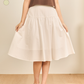 avocado - Lucia Skirt กระโปรงเอวสูง เนื้อผ้าธรรมชาติ I Size S-XL