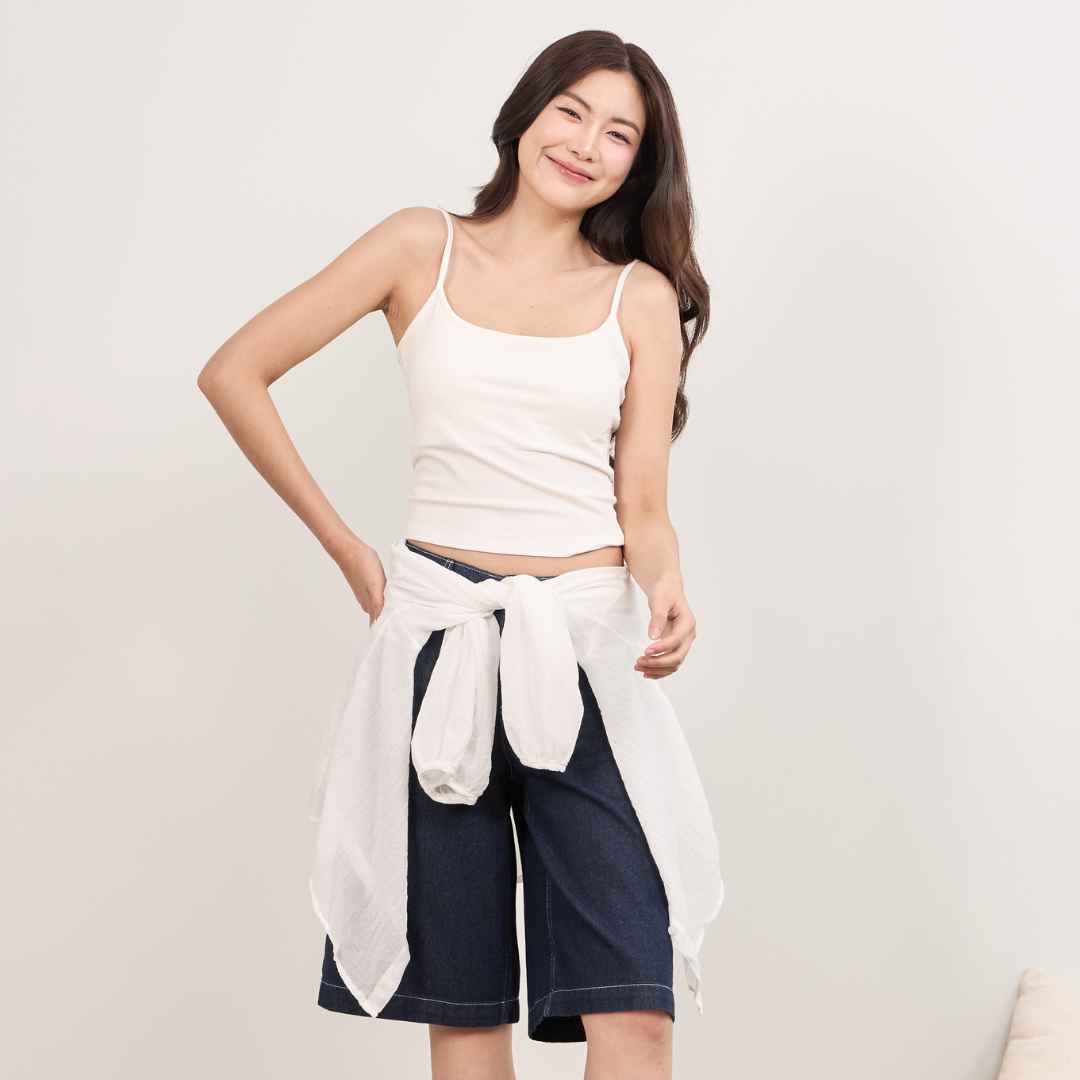 avocado - Bella Bra Tops เสื้อสายเดี่ยว มีบราในตัว ผ้านุ่ม ลื่น ใส่สบาย