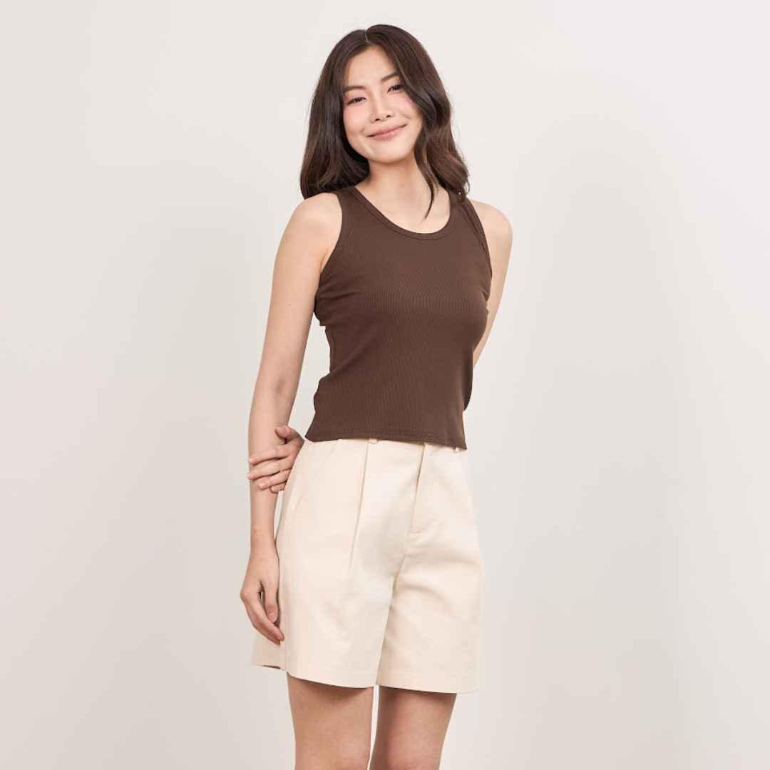 avocado - Cara Tank Tops เสื้อกล้ามทรงตัวยาว คอยู ผ้านุ่ม ลื่น ใส่สบาย