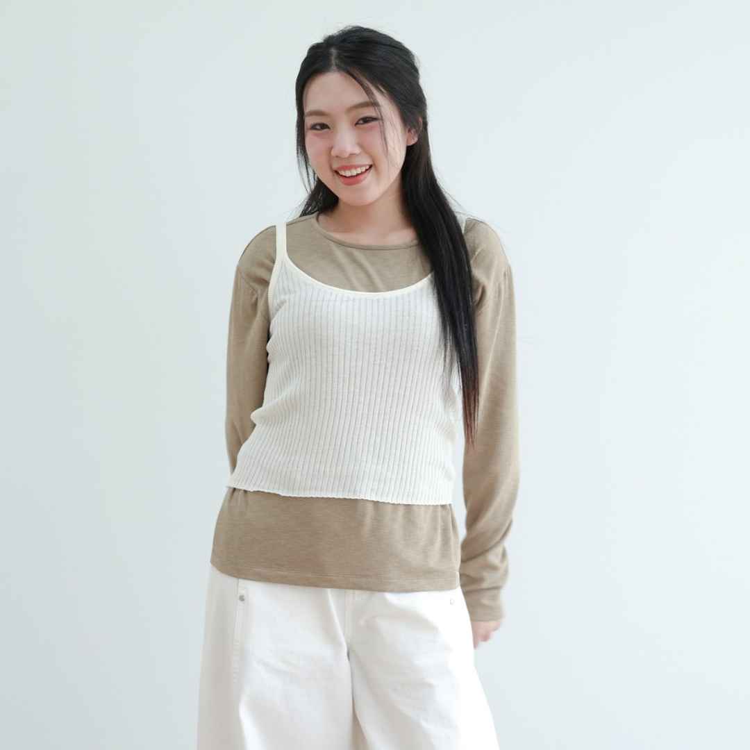 avocado - Swift Knit Camisole เสื้อกล้ามผ้าร่องใหญ่ ทรงสวย
