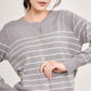 avocado - Nina line cardigan คาร์ดิแกนลายทาง เนื้อผ้าไหมพรม