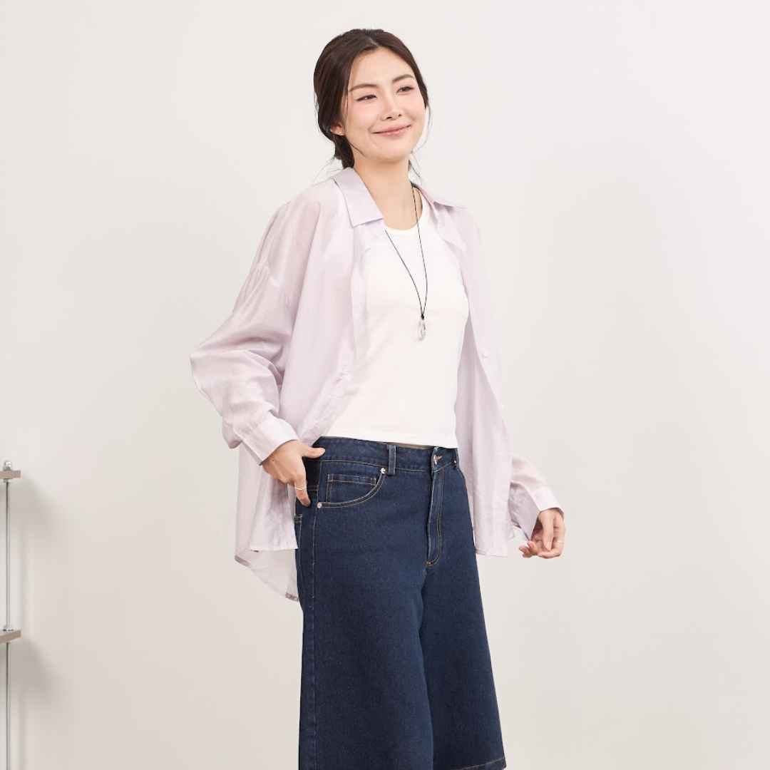 avocado - Milan light shirt เสื้อเชิ้ตเนื้อผ้า Lyocell Premium สัมผัสนุ่ม เย็น สบาย