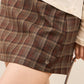 avocado - Gaia Skirt กระโปรงสั้นลายสก็อต เนื้อผ้า Cotton ผสม