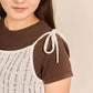 avocado - Floria Singlet Top เสื้อสายเดี่ยวผ้าฉลุผูกโบว์