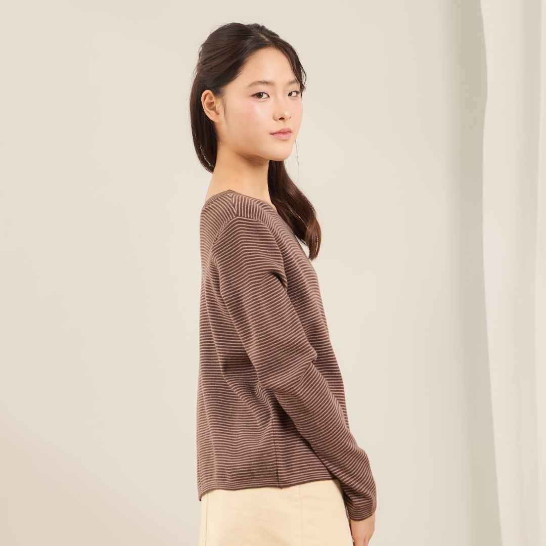 avocado - New Dawn knit top เสื้อสเวตเตอร์แขนยาว แมทช์ได้หลายสไตล์