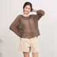avocado - Iris light blouse เสื้อเบลาส์เนื้อผ้า Cotton ผสม เนื้อผ้าโปร่ง บางเบา