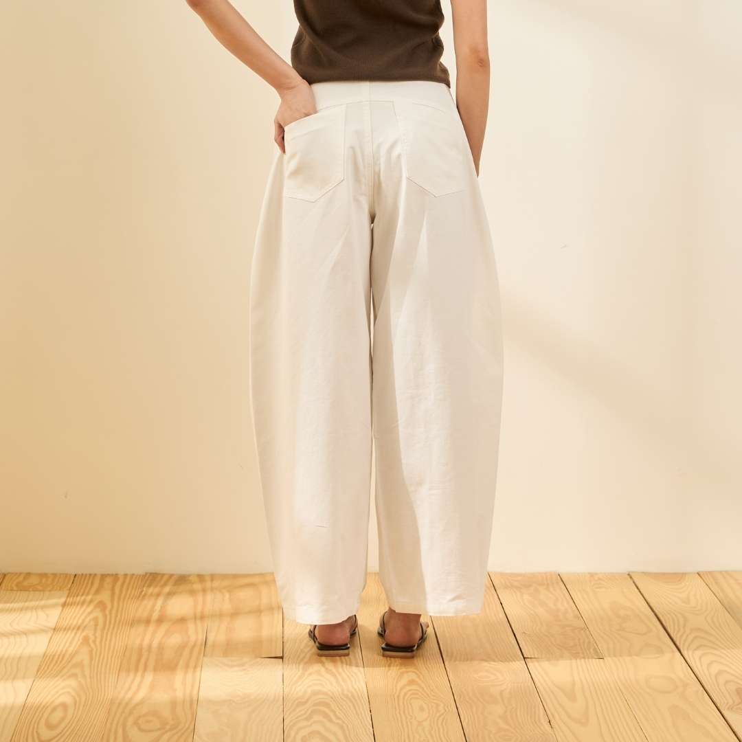 avocado - Scenary Trousers กางเกงขายาวทรงบาเรล เนื้อผ้า Cotton 100%