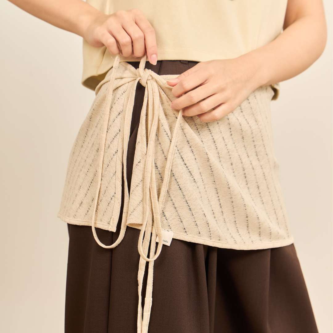 avocado - Velae Waist Wrap กระโปรงผ้าฉลุ แมตช์เลเยอร์