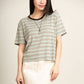 avocado - E-ros Line Top เสื้อยืดลายทาง ผ้าใส่สบาย ระบายอากาศได้ดี I มี 2 ไซส์