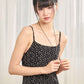 avocado - Hanako Dress เดรสลายดอกผ้าโพลีเอสเตอร์ มีซับใน สายปรับได้