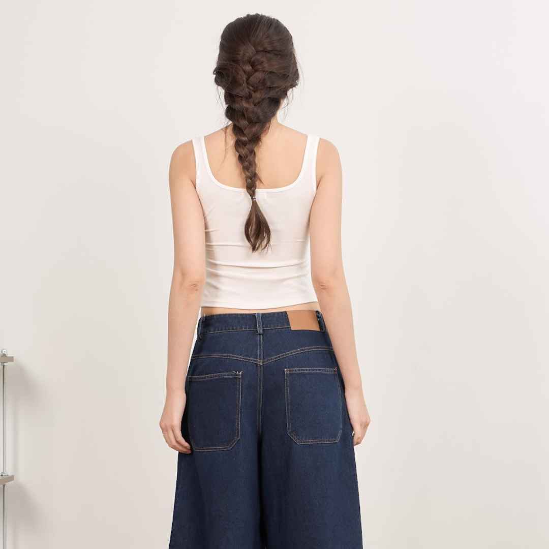 avocado - Abby Bra Tops เสื้อกล้ามคอเหลี่ยม มีบราในตัว ผ้านุ่ม ลื่น ใส่สบาย
