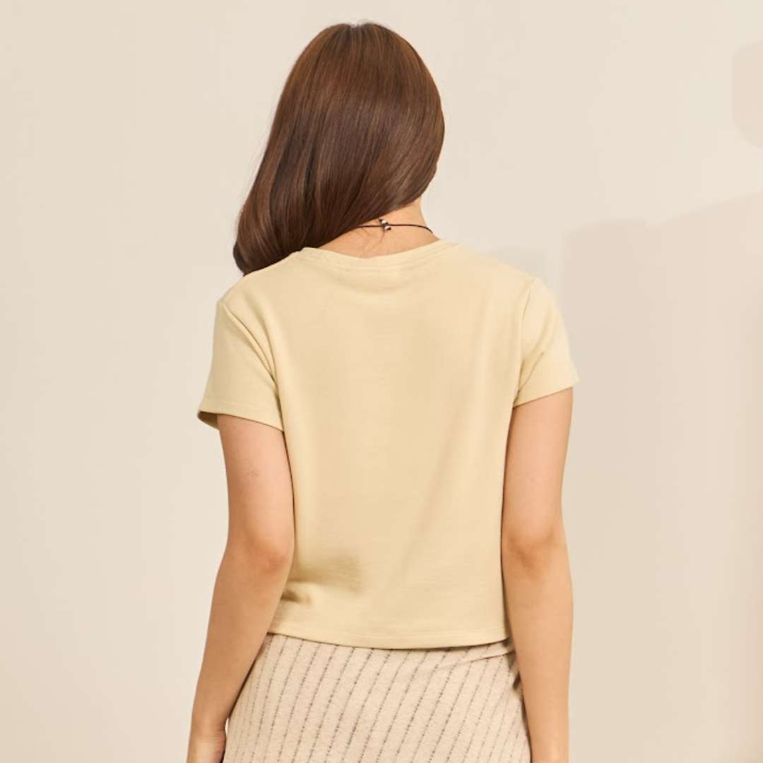 avocado - Lumio Tee เสื้อยืดเนื้อผ้าธรรมชาติ ทรงพอดีตัว เนื้อผ้านุ่ม เด้ง