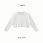 avocado - Jammy Tops เสื้อแขนยาวคอปาดทรงครอป บางเบา ใส่สบาย มี 8 สี