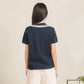 avocado - Sister Knit Polo เสื้อไหมพรมแขนสั้น เรียบง่ายแต่มีดีเทล ผ้านุ่ม