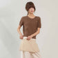 avocado - Che rie knit top เสื้อไหมพรมลายเปีย ผ้านุ่ม มี 2 ไซส์