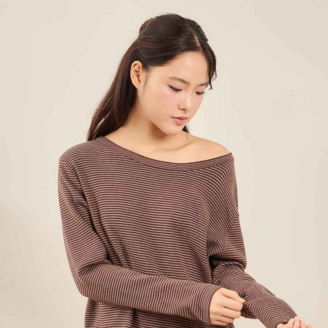 avocado - New Dawn knit top เสื้อสเวตเตอร์แขนยาว แมทช์ได้หลายสไตล์