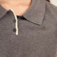 avocado - Twinny Knit Polo เสื้อโปโลทรงครอป เนื้อผ้าไหมพรม ดีเทลขอบทูโทน
