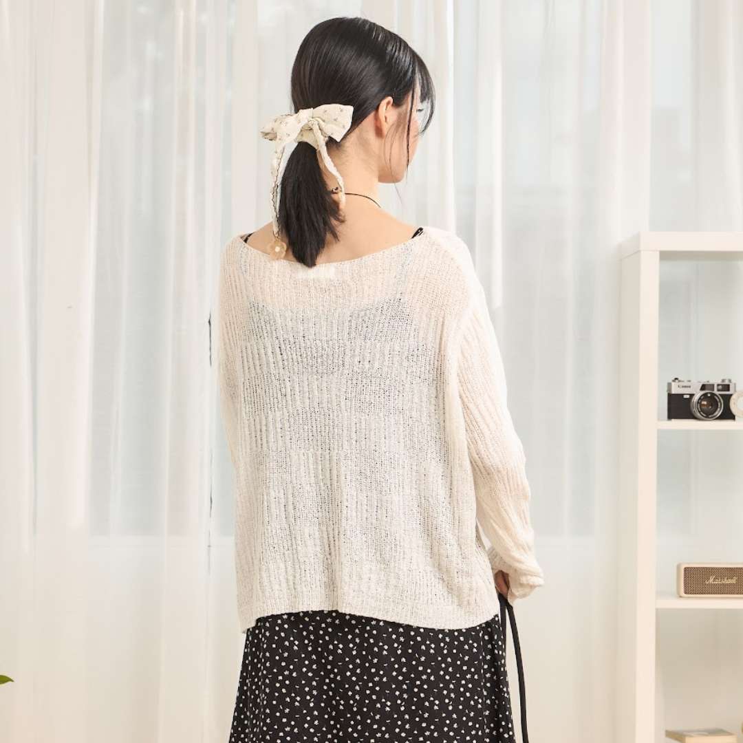 avocado - Natural Crochet Tops เสื้อทรง Oversize ถักโครเชต์ เนื้อผ้าโปร่ง บางเบา