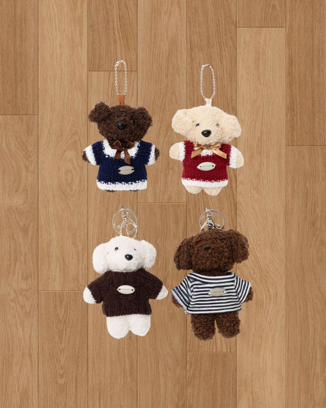 avocado - Teddy Keychain
