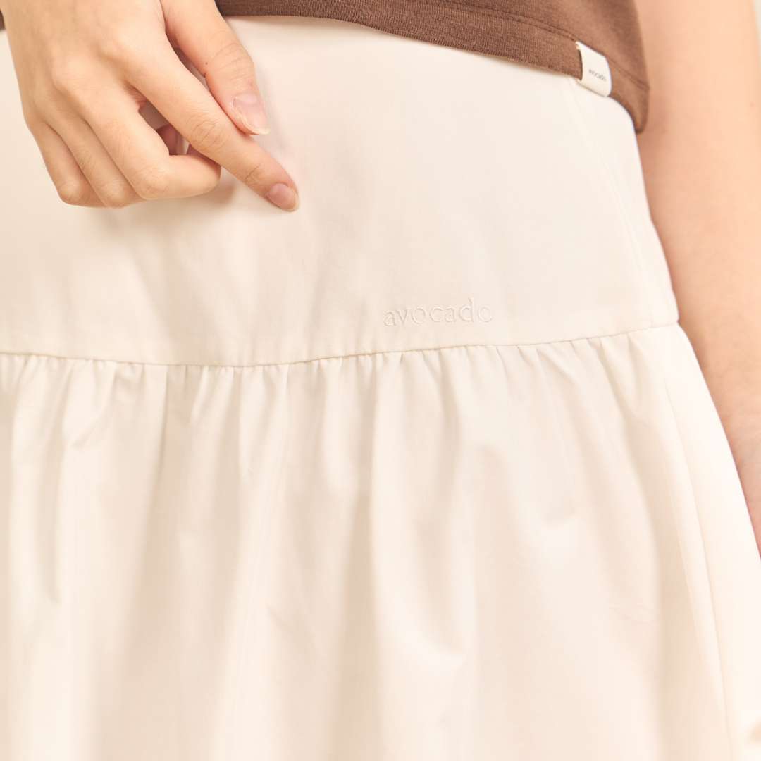 avocado - Lucia Skirt กระโปรงเอวสูง เนื้อผ้าธรรมชาติ I Size S-XL