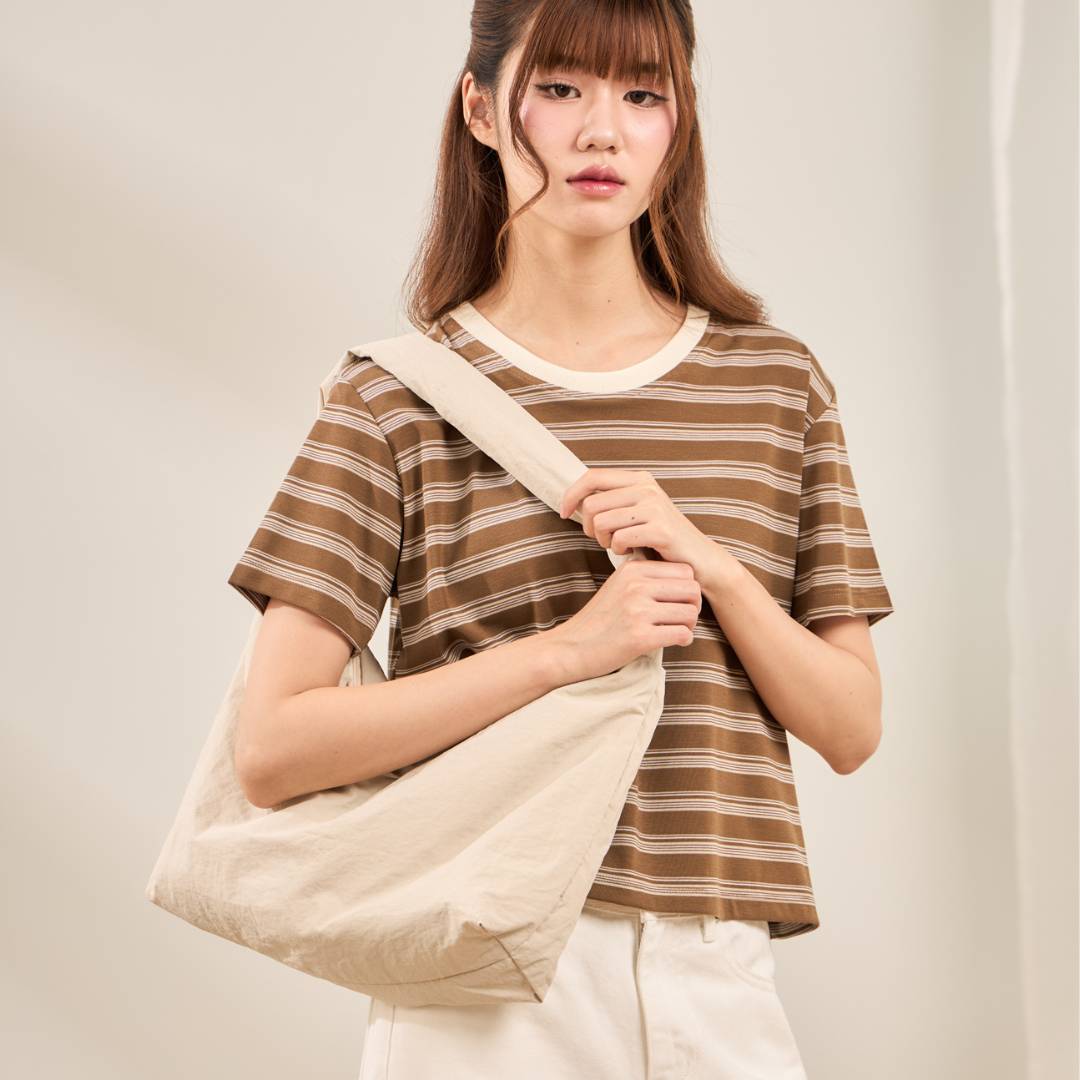 avocado - E-ros Line Top เสื้อยืดลายทาง ผ้าใส่สบาย ระบายอากาศได้ดี I มี 2 ไซส์