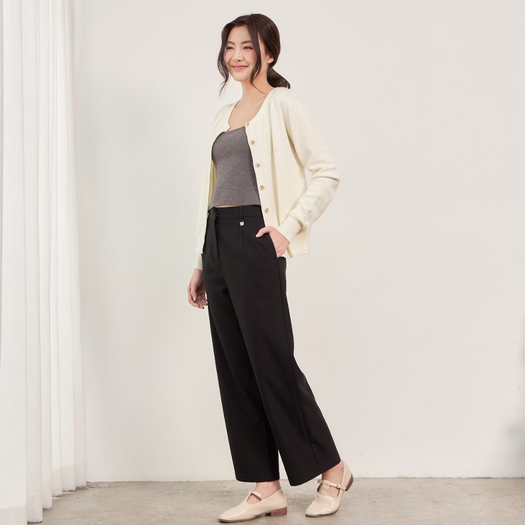 avocado - Caela trousers กางเกงทรงกระบอกกลาง ใส่ง่าน เนื้อผ้าเย็นสบาย I มีไซส์ S-XL