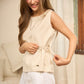 avocado - Huezy Blouse เสื้อแขนกุดคอกลม ลุคมินิมอล แมตช์ง่าย