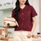 avocado - Airy-ann Crop Polo เสื้อโปโลครอปทูโทน
