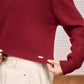 avocado - Jammy Tops เสื้อแขนยาวคอปาดทรงครอป บางเบา ใส่สบาย มี 8 สี