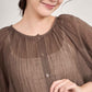 avocado - Iris light blouse เสื้อเบลาส์เนื้อผ้า Cotton ผสม เนื้อผ้าโปร่ง บางเบา