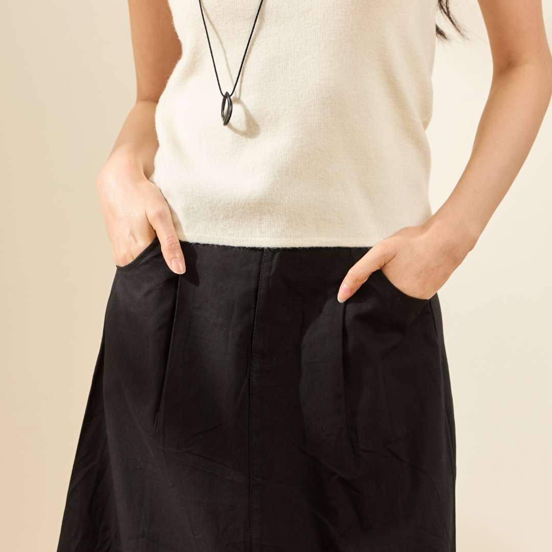 avocado - Massive Long Skirt กระโปรงยาวผ่าหลัง ผ้าฝ้าย100% I มี 2 ไซส์