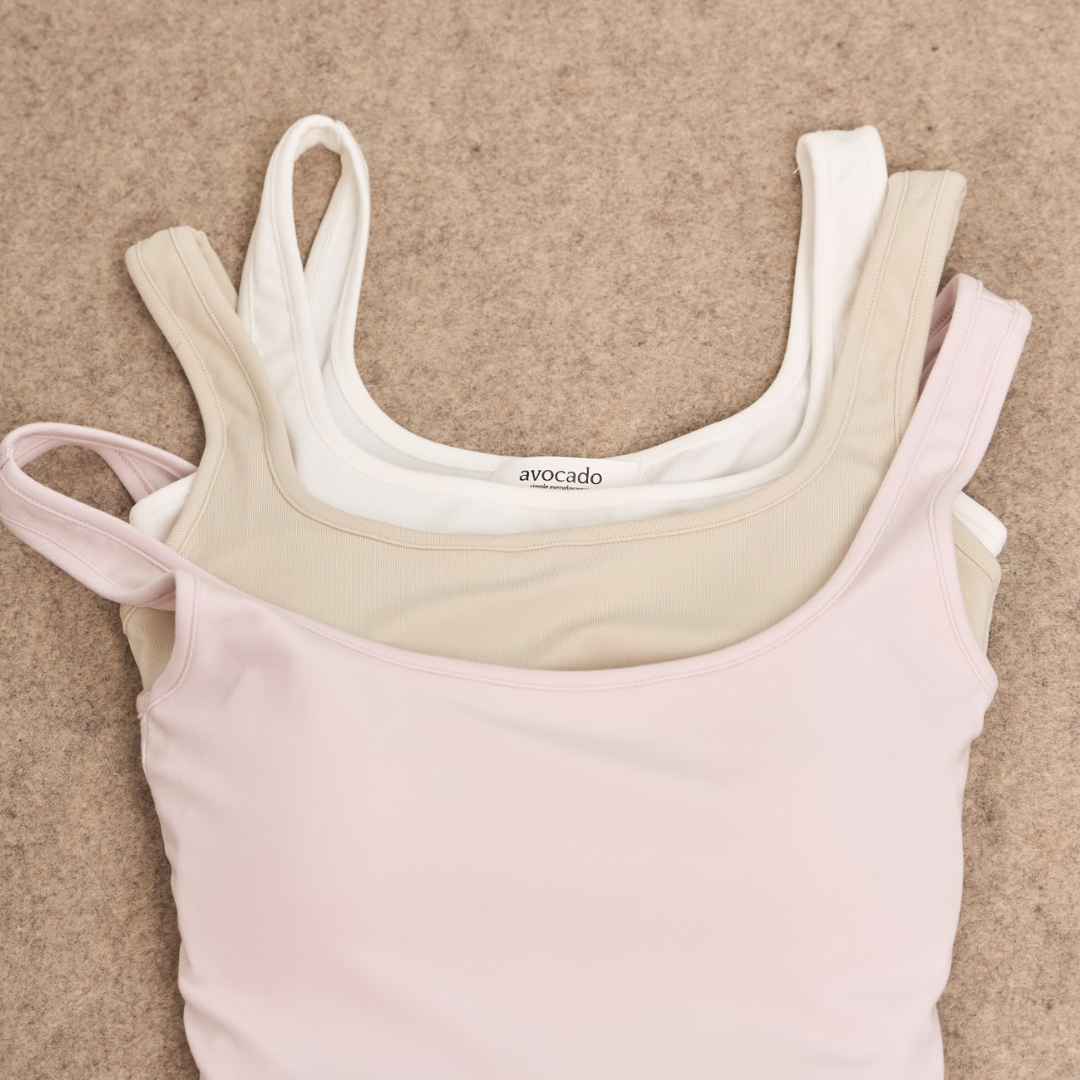 avocado - Abby Bra Tops เสื้อกล้ามคอเหลี่ยม มีบราในตัว ผ้านุ่ม ลื่น ใส่สบาย