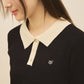 avocado - Shadow Shade Polo Tops เสื้อโปโลทรงครอป ยืดได้เยอะ ไม่ต้องรีด