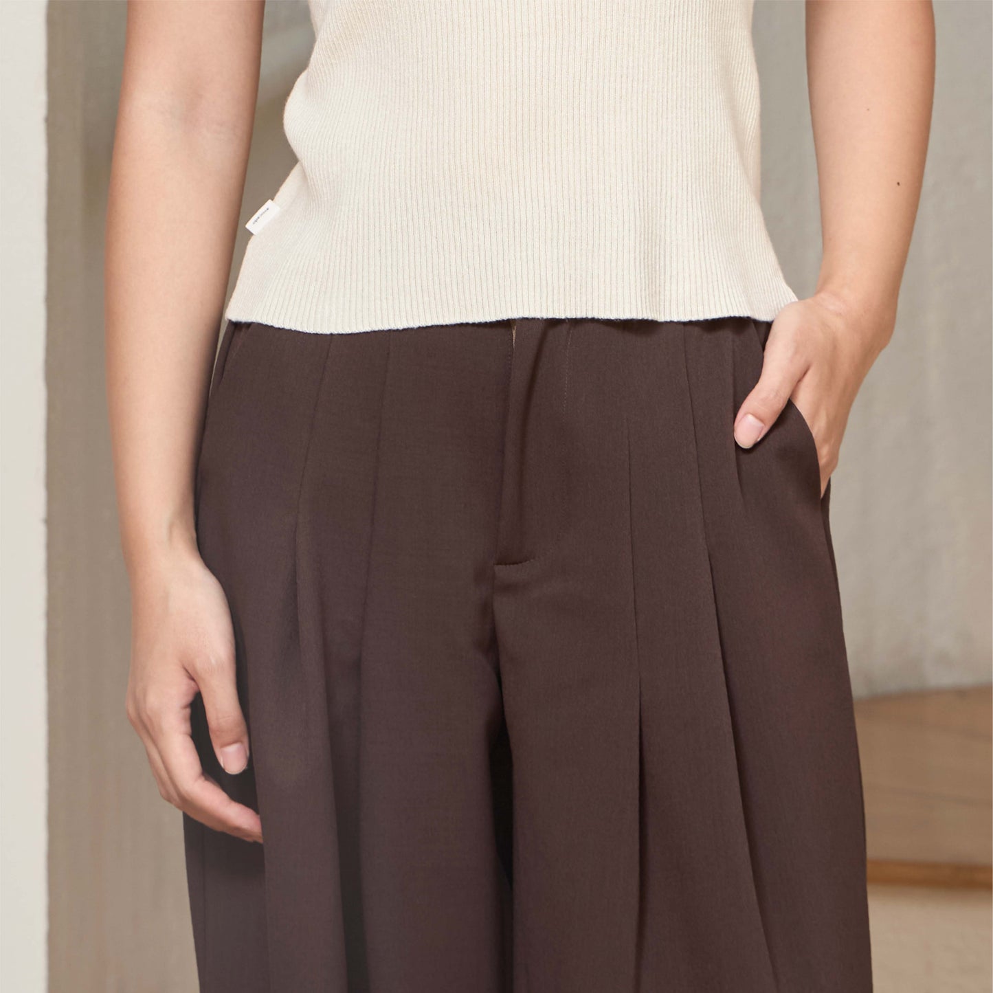 avocado - Blendley Trousers กางเกงกระบอกใหญ่ เนื้อผ้า Polyester I มีไซส์ S-XL