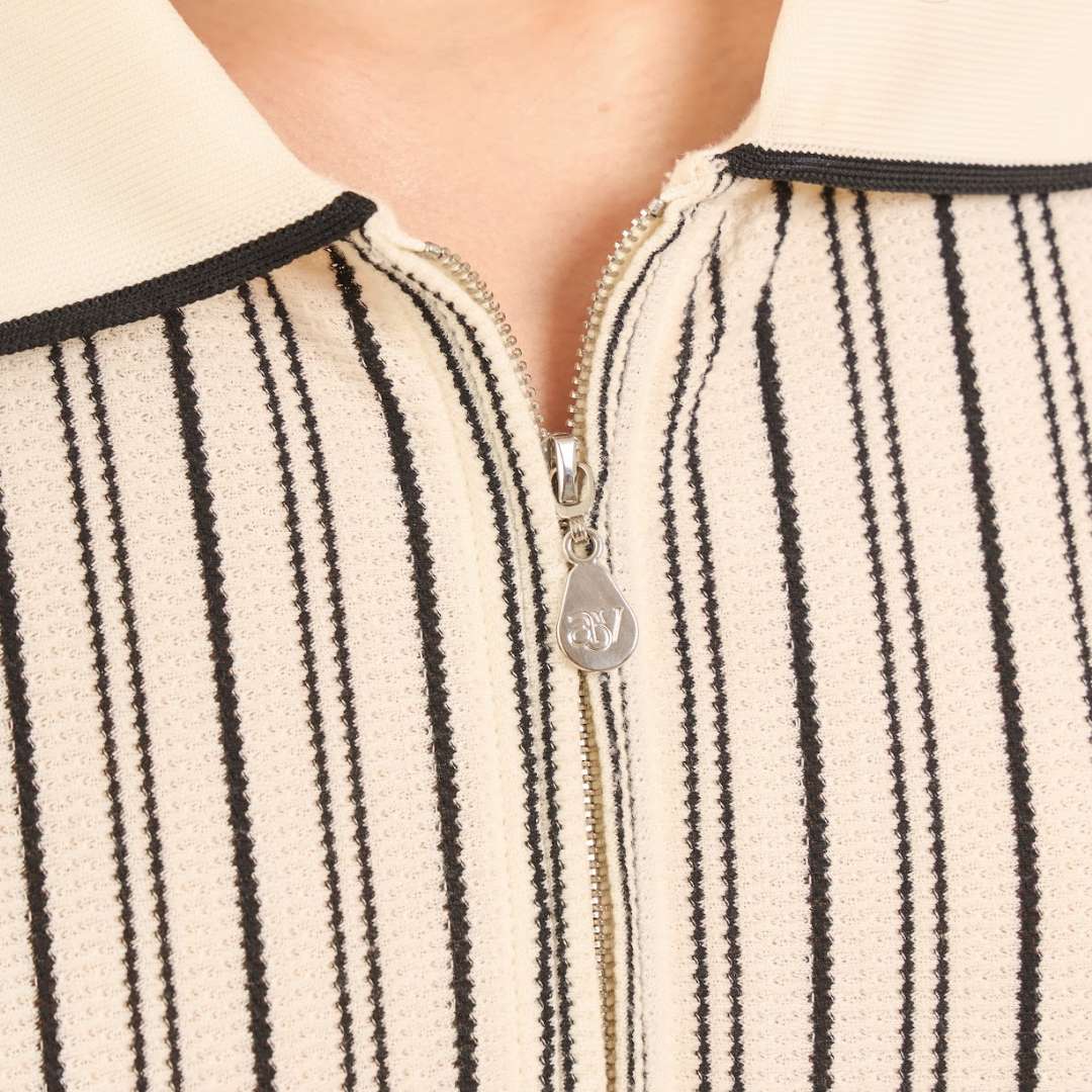 avocado - Harchi Zip Polo เสื้อโปโลผ้าใส่สบาย แต่งดีเทลซิป