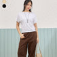 avocado - Aster top เสื้อยืดเบสิค ทรงคอปาด ดีไซน์เก็บเอวเข้า แมตช์ง่าย I มี 2 ไซส์