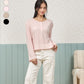 avocado - Air rin Top เสื้อแขนยาวแต่งกระดุมหน้า เนื้อผ้าใส่สบาย แมตช์ง่าย