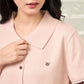 avocado - Airy-ann Crop Polo เสื้อโปโลครอปทูโทน