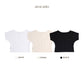 avocado - Aster top เสื้อยืดเบสิค ทรงคอปาด ดีไซน์เก็บเอวเข้า แมตช์ง่าย I มี 2 ไซส์