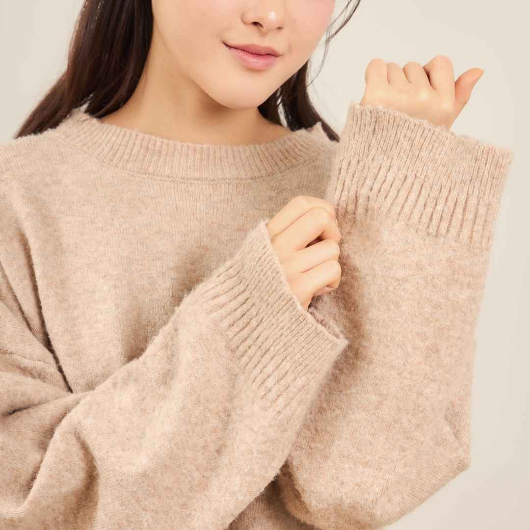 avocado - milo malt sweater เสื้อสเวตเตอร์ไหมพรม แขนยาวผ้านุ่น
