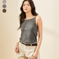 avocado - Cosmos Knit Camisole สายเดี่ยวคอปาด ดีไซน์เรียบง่าย ใส่ได้ทุกวัน