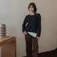 avocado - Bistro Pants กางเกงผ้า Cotton ทรงกระบอกกลาง